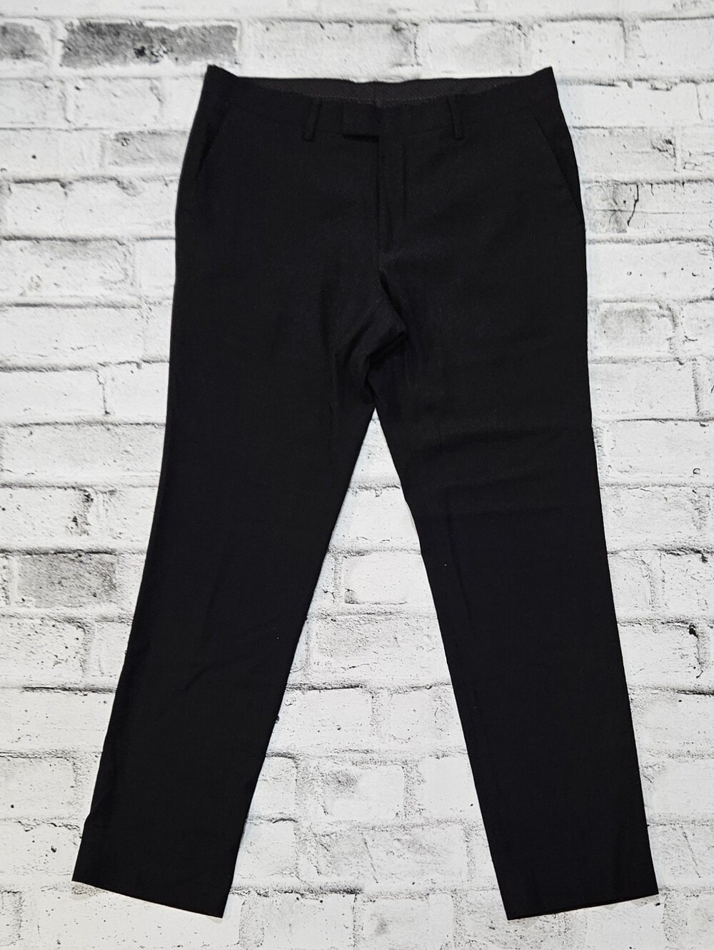 Sondergaard Copenhagen Slim Fit Dress Pants Men's 34x30 Black Stretch